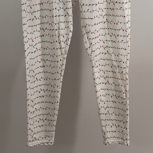 La Vie En Rose Women's Medium White Sleepwear Pajama Pants - Picture 4 of 8
